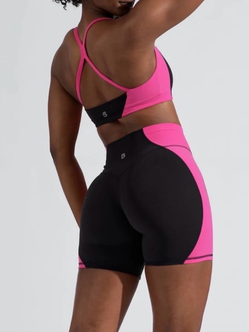 Buffbunny Aurora shorts pink black